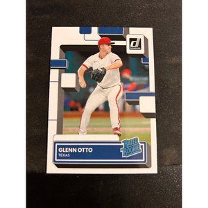 2022 donruss baseball rated rookie card of Glenn Otto #51